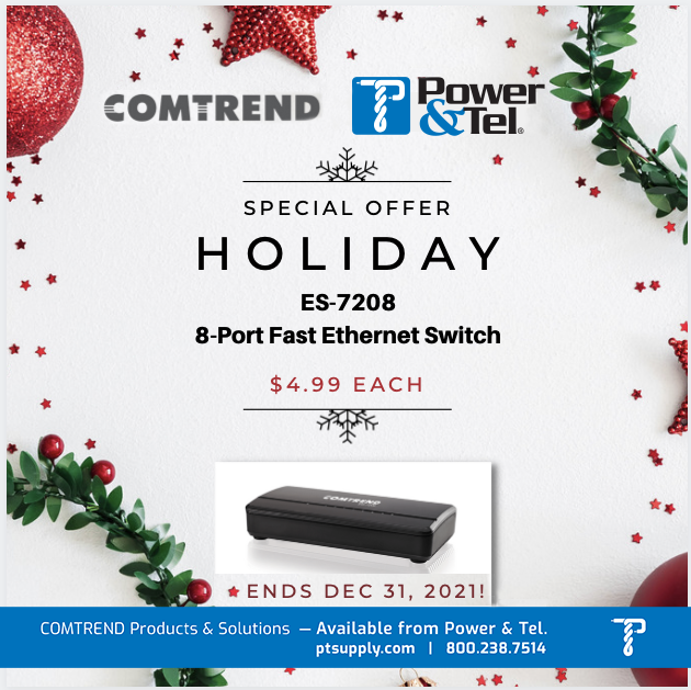 Comtrend Holiday Switch Promo